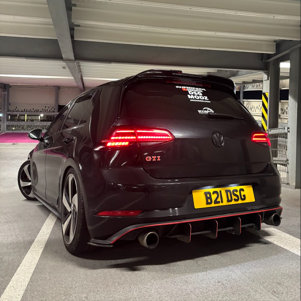 Golf GTI/R Mk7/7.5 Rear Spoiler MK8 GTI Style Gloss Black